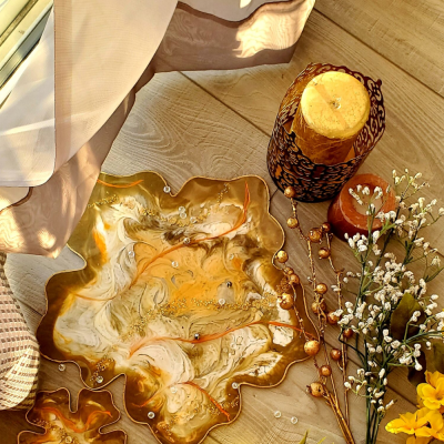 Fall-flower-tray-2-tier-platter